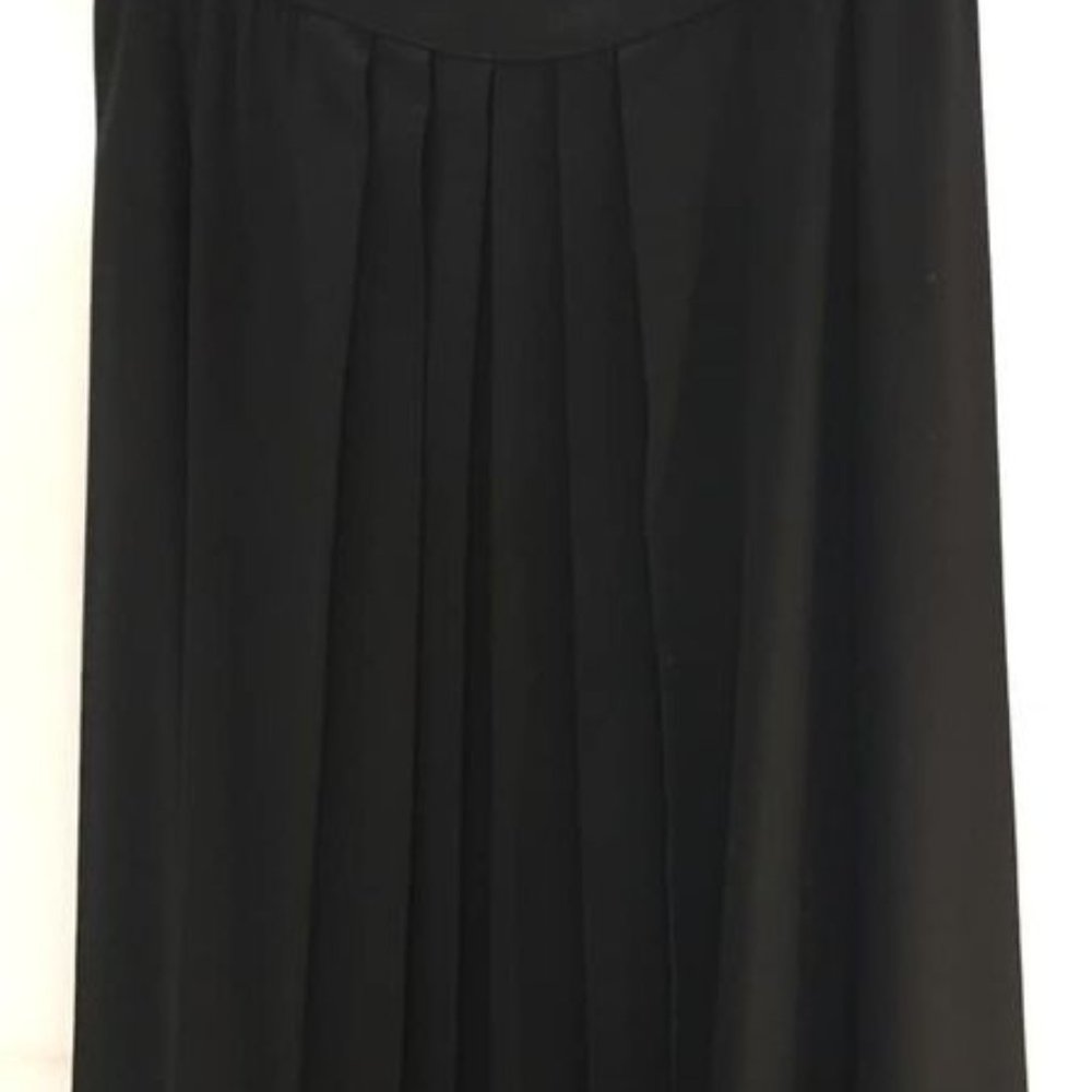 BLACK  SILK EVENING SKIRT